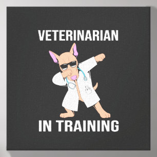 Veterinarian Dog Sunglasses Pet Canvas Photo Tile