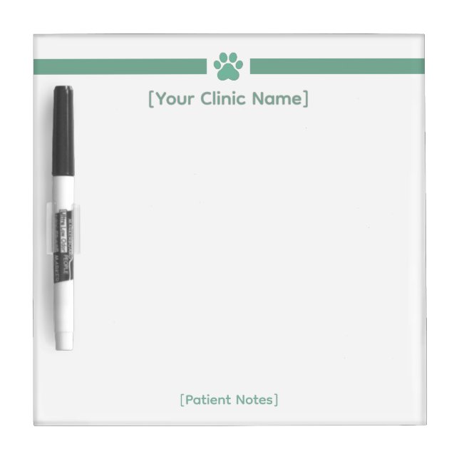 Veterinarian Dry Erase Board | Magnetic (Front)