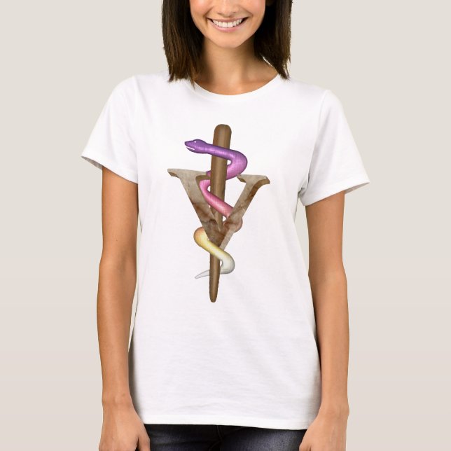 Veterinarian Emblem T-Shirt (Front)