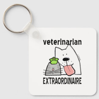 Veterinarian Extraordinaire Keychain