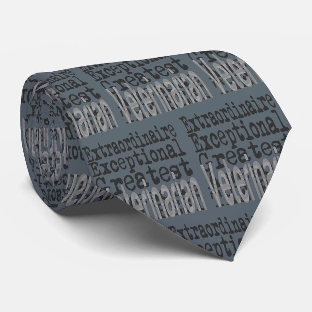 Veterinarian Extraordinaire Neck Tie (Rolled)