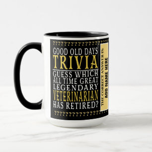 Veterinarian Funny Personalized Retired, Retired Mug