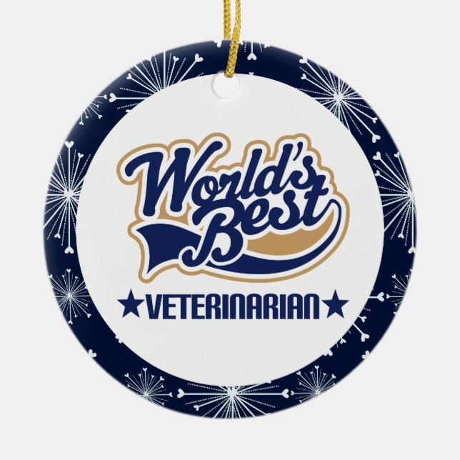 Veterinarian Gift Ornament (Front)