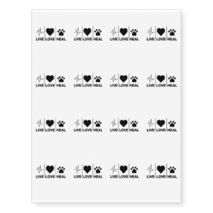 Veterinarian Gifts For Animal Lovers Temporary Tattoos