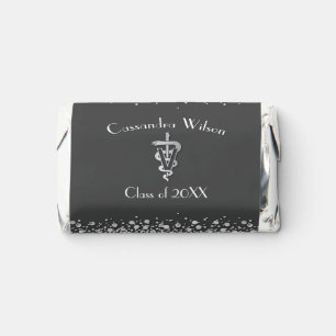 Veterinarian Graduation Grey Silver Hershey's Miniatures
