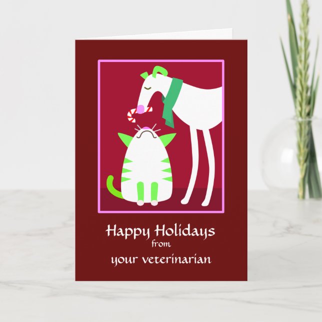 Veterinarian Holiday Card (Front)