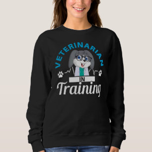 Veterinarian In Training Animal Doctor Future Vet Sweatshirt