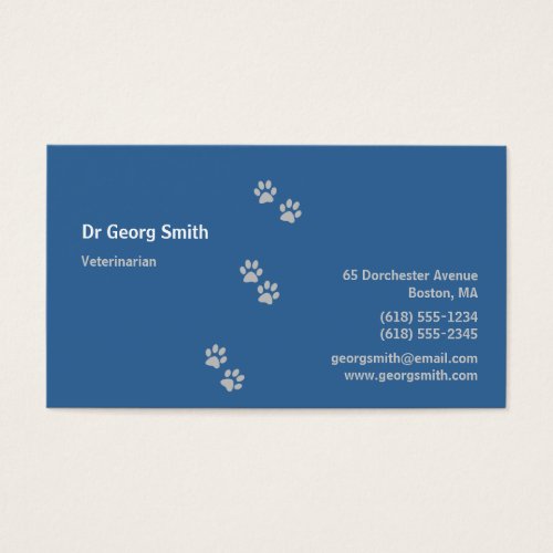 Veterinarian Business Card