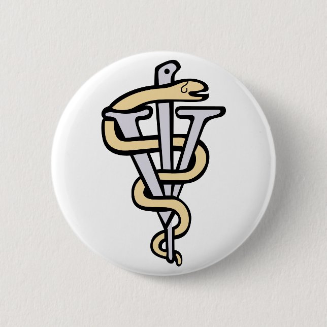 Veterinarian logo button (Front)