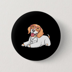 Veterinarian Medical Receptionist Button