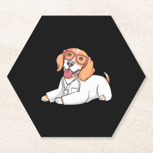 Veterinarian Medical Receptionist Paper Coaster