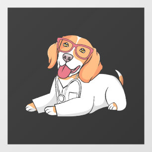 Veterinarian Medical Receptionist Window Cling