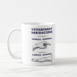Veterinarian Mug large vs. small animal practice | Zazzle