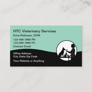 Veterinarian Pet Doctor Business Cards