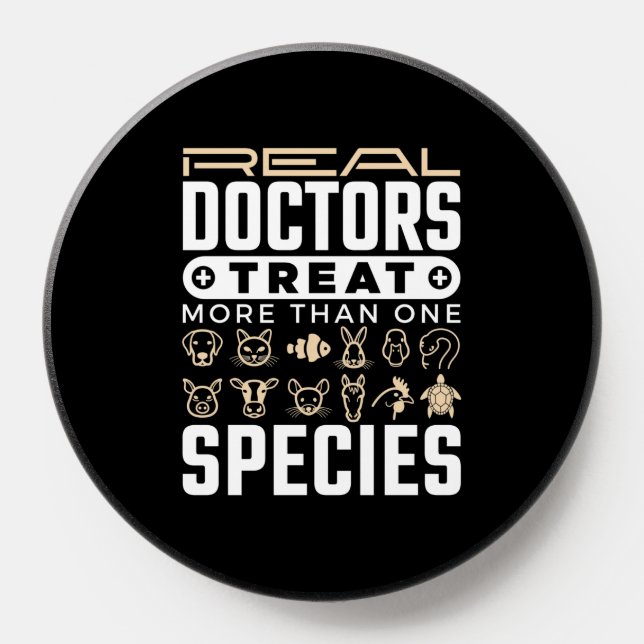 Veterinarian Real Doctors Treat More One Species PopSocket (Popsocket)