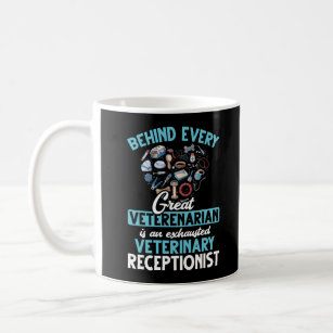 Vet Receptionist Pawprint Travel Mug – I love Veterinary