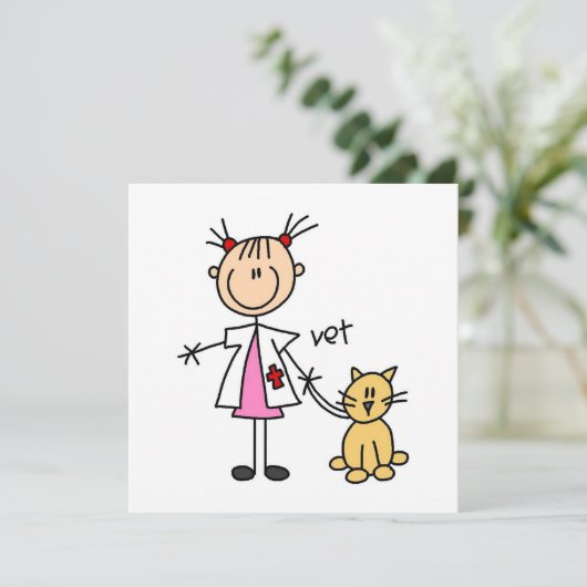 Veterinarian Stick Figure (Standing Front)