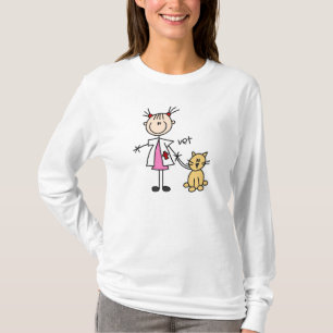 Veterinarian Stick Figure T-Shirt