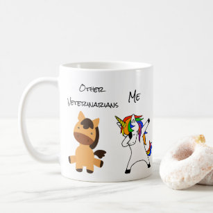 Funny horse gift Babushka Russian cup rainbow Unicorn pole dancing coffee mug 