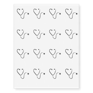 Veterinarian Vet Gifts Anima Lover Temporary Tattoos