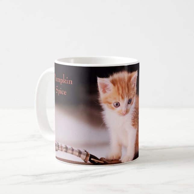 Veterinarian Vet Orange Kitten  Coffee Mug (Front Left)