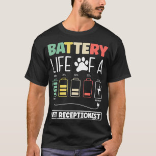 Veterinarian Veterinary Science Vet Receptionist  T-Shirt