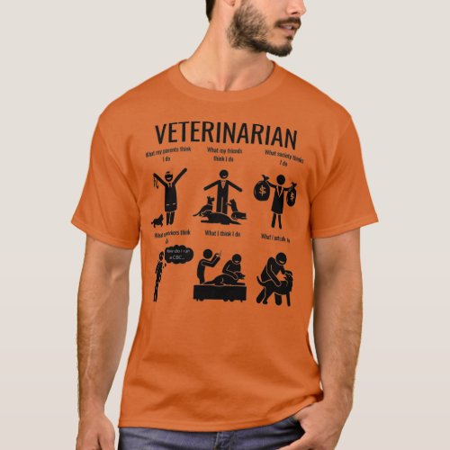 Veterinarian What I Think T_Shirt