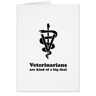 Veterinarians are a Big Deal Paper Products Cards