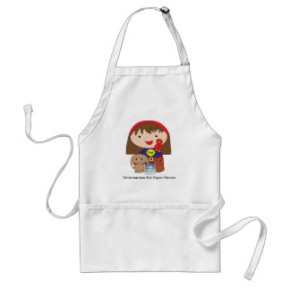 Veterinarians Are Super Heroes Apron