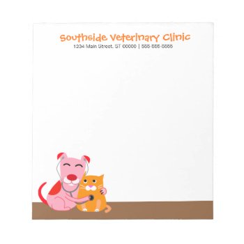Veterinarian's Office Notepad by PetProDesigns at Zazzle
