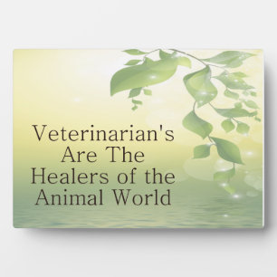 Veterinarians Plaque