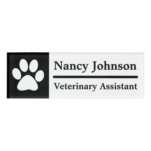 Veterinary Name Tags Zazzle