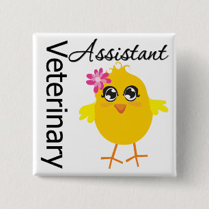 Veterinary Assistant Pinback Button