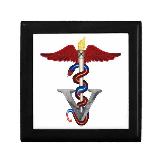 Veterinary Caduceus Gift Box (Front)
