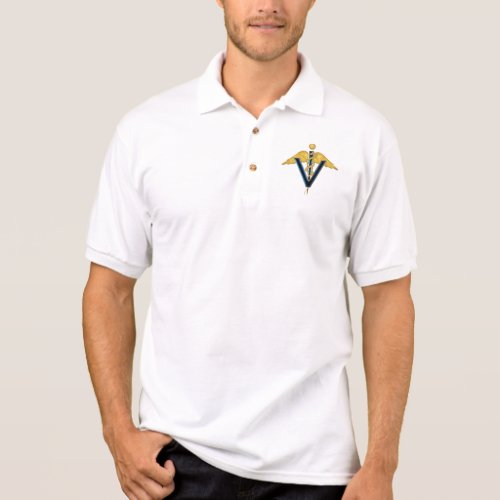 Veterinary Caduceus Polo Shirt