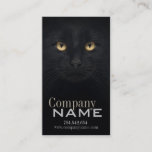 Veterinary Cat Kitty Pussycat Black Eyes Business Card at Zazzle