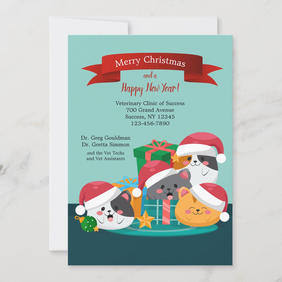 Veterinary Christmas Cards 