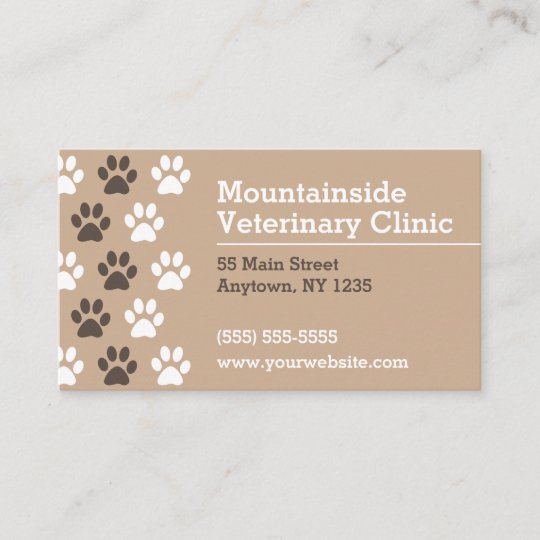 Veterinary Clinic Business Card