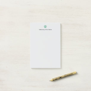 Veterinary Clinic Post‑it® Notes   Custom Logo