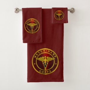 Veterinary Corps Bath Towel Set