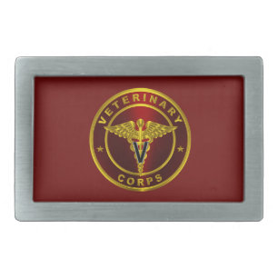 Veterinary Corps  Belt Buckle