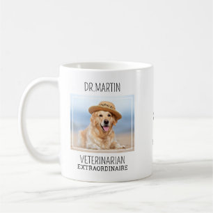 Veterinary Cute Pet Photo Thank You Veterinarian Coffee Mug