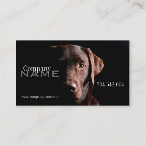 Customizable Veterinary Dog Doggy Business Card Template