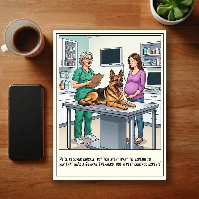 Veterinary ER Adventures Cartoon Postcard (Creator Uploaded)