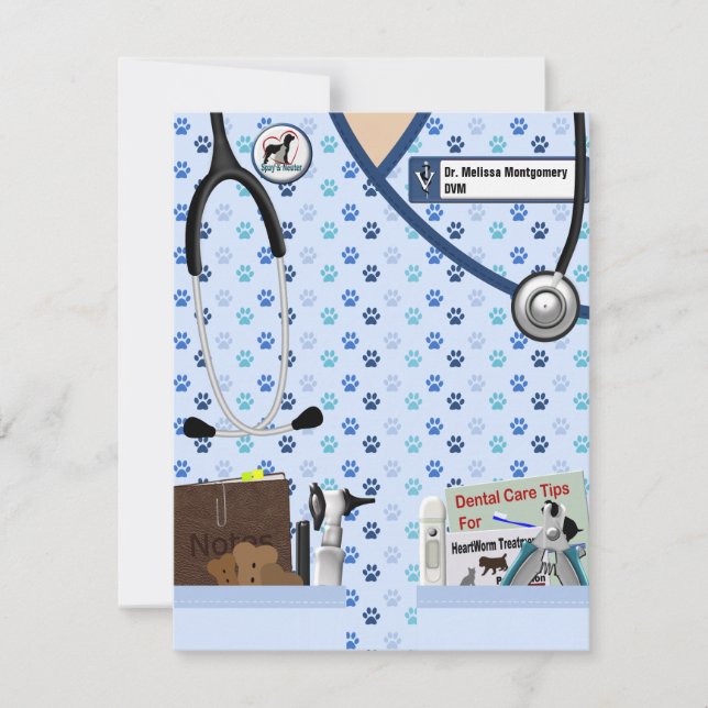 Veterinary Graduate Announcement (Front)