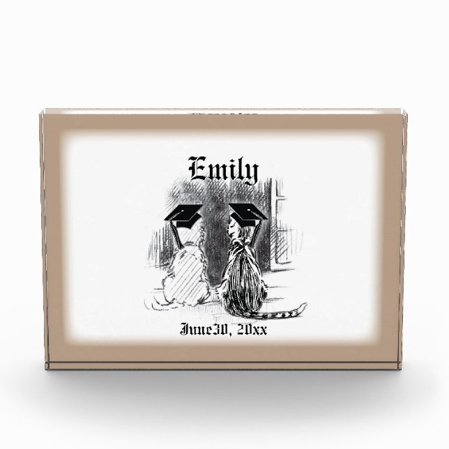 Veterinary Graduation, Dog & Cat, Horizontal Gifts (Front)