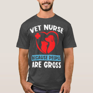 Veterinary Health Pet Animals Nurses Veterinarian  T-Shirt