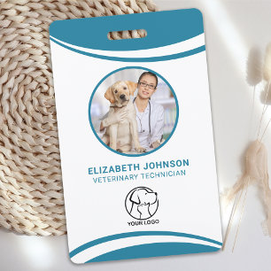 Veterinary Hospital Employee Photo ID Badge