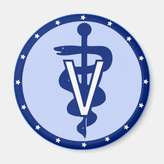 veterinary logo 2 magnet