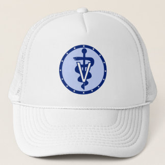 veterinary logo 2 trucker hat